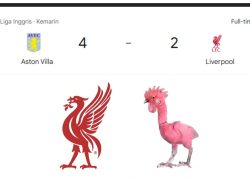 Liverpool Masuk Goa ! Aston Villa Menang Telak dan Segel Tiket Liga Champions