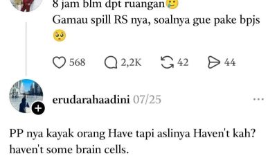 Pasien BPJS Meninggal Usai Dibully Nakes Saat Curhat di Threads